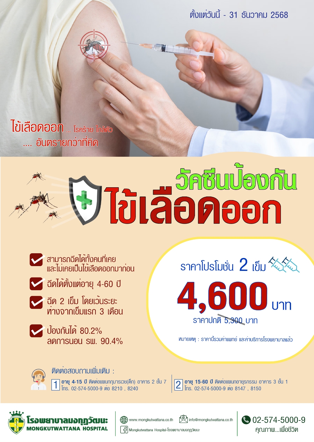 วัคซีนป้องกันไข้เลือดออก